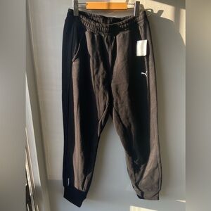 Puma black sweatpants NWT